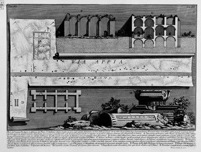 Appian Way by Giovanni Battista Piranesi